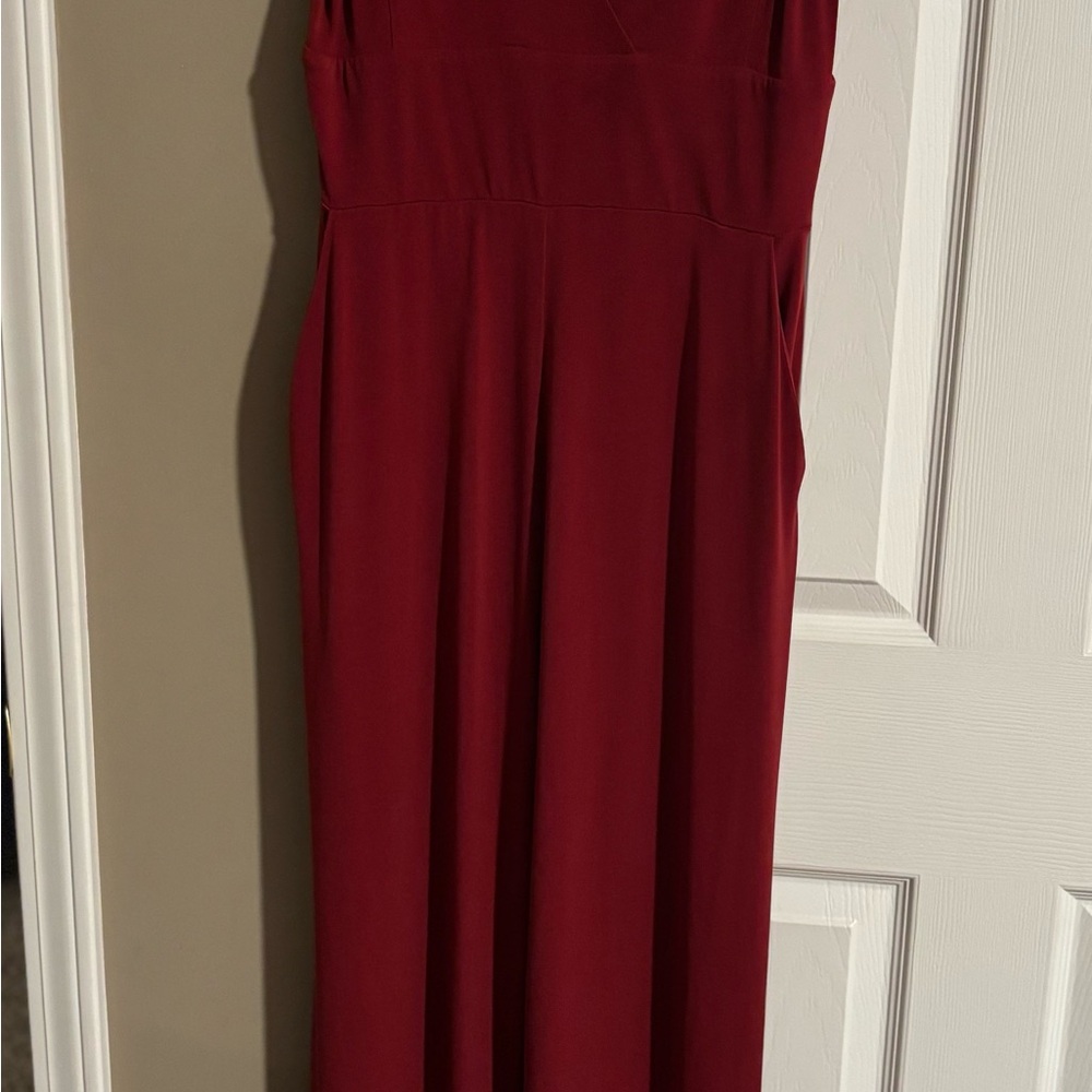 BCBGeneration Burgundy Pantsuit